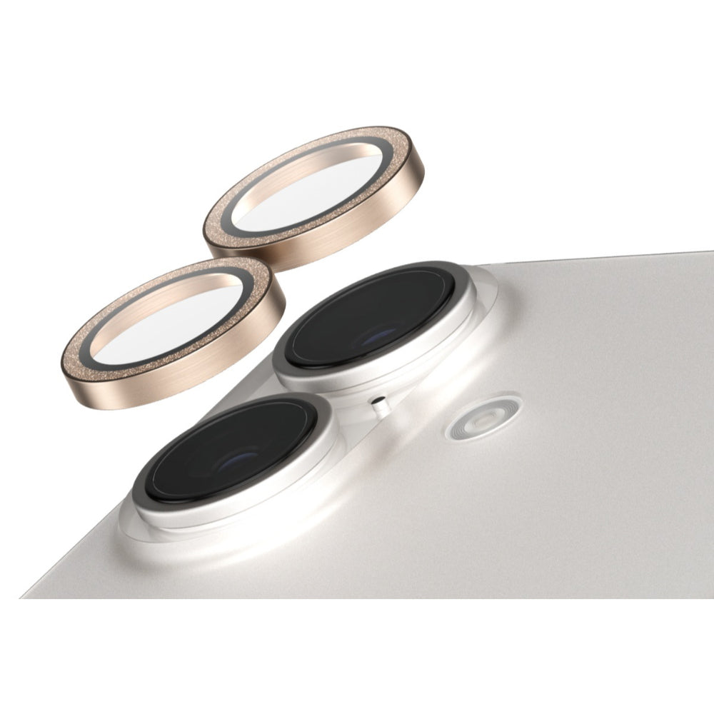 PanzerGlass SAFE Camera Lens Protector for Apple iPhone 16 Plus- Glitter Gold