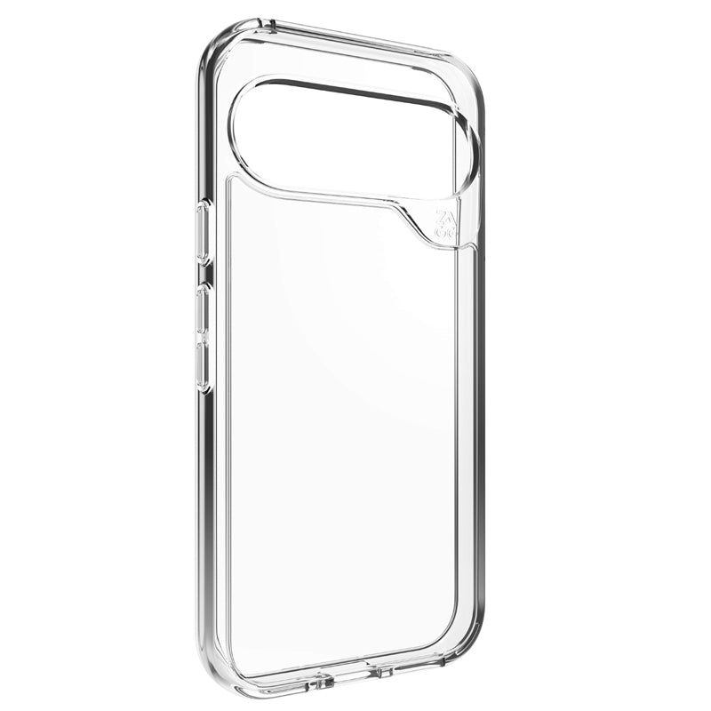 ZAGG Crystal Palace Angled Case & Glass Elite Bundle for Google Pixel 9/9 Pro - Clear