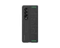 Thumbnail for Samsung Galaxy Z Fold4 Silicone Grip Cover Hand Strap Case - Black