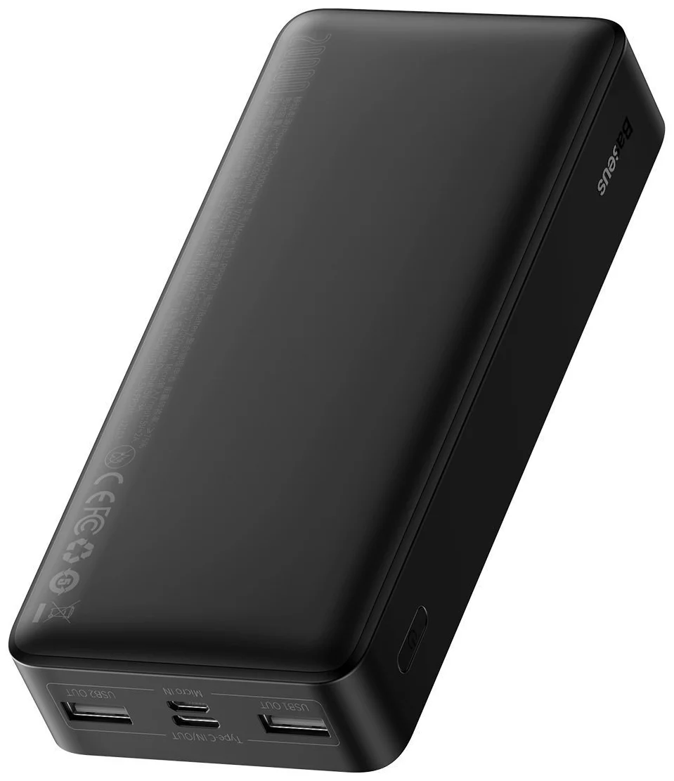 Baseus Bipow Digital Display Power bank 20000mAh 15W 2x USB / USB Type C / micro USB 20W Quick Charg