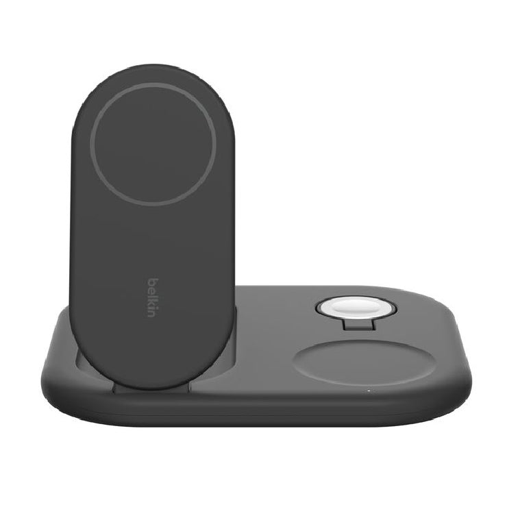 Belkin BoostCharge Pro Qi2 2-in1 Magnetic Wireless Charging Pad- Black