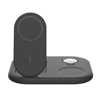 Thumbnail for Belkin BoostCharge Pro Qi2 2-in1 Magnetic Wireless Charging Pad- Black