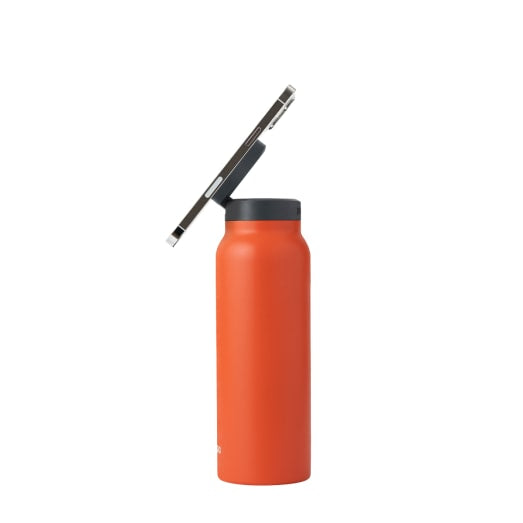 Ringo Water Bottle with Magnetic Phone Mount 950ml (32oz) - Orange