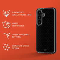 Thumbnail for Tech21 EvoCheck Case for Samsung Galaxy S24 - Smokey/Black