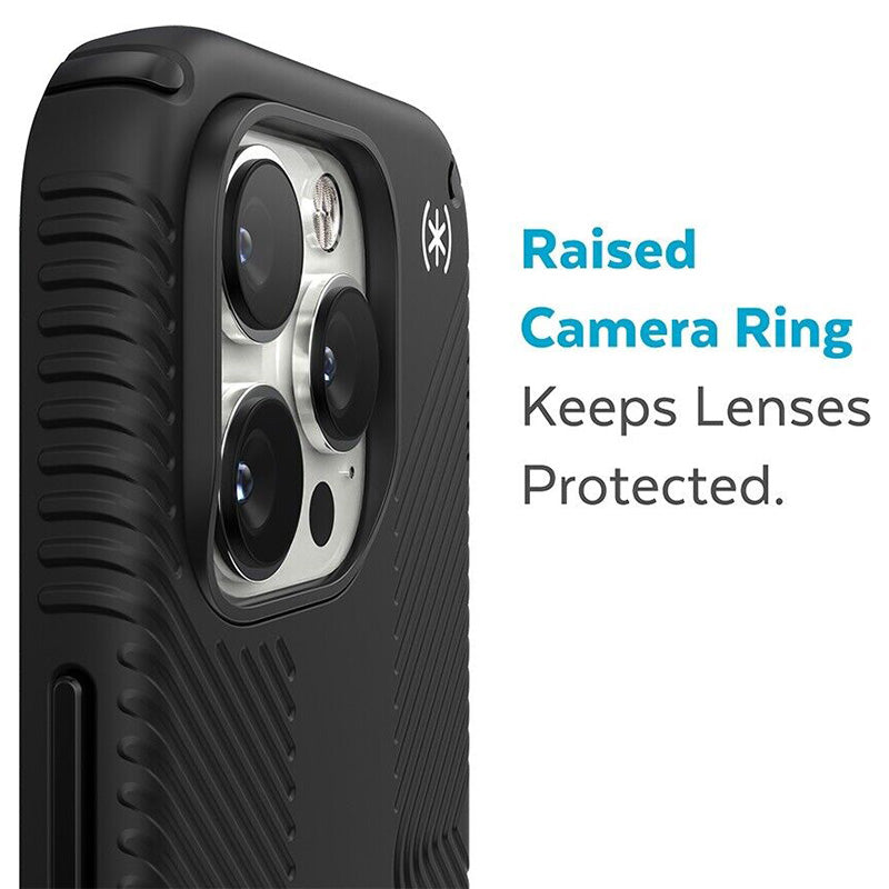 Speck Presidio Grip Case for iPhone 14 Pro - Black