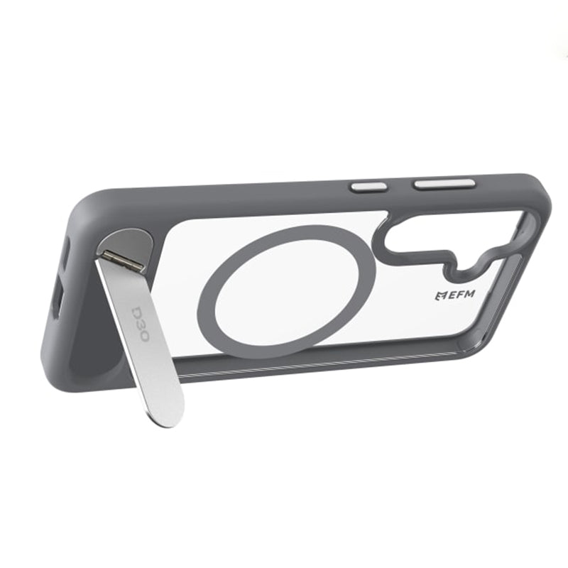 EFM Alta Case with D3O BIO for Samsung Galaxy S25 - Grey/Clear