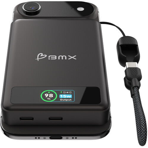 BMX SolidSafe 10,000mAh Solid-State Magnetic Power Bank - Black