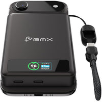 Thumbnail for BMX SolidSafe 10,000mAh Solid-State Magnetic Power Bank - Black