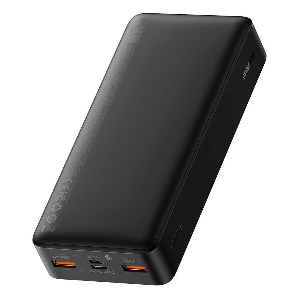 Baseus 20W 20000mAh Bipow Digital Display Power bank - Black
