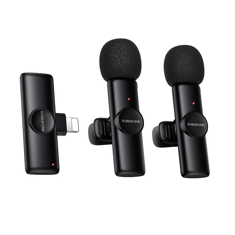 Borofone BFK16 Wireless IP Microphone Clip-on - Black