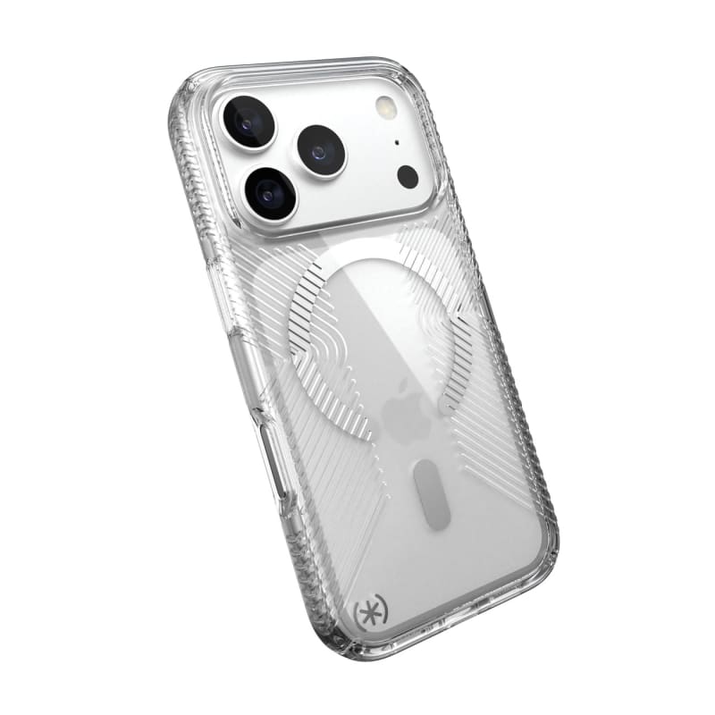Speck Presidio Perfect Clear Grip MagSafe Case with Cam Ctrl for iPhone 18 Pro - Clear