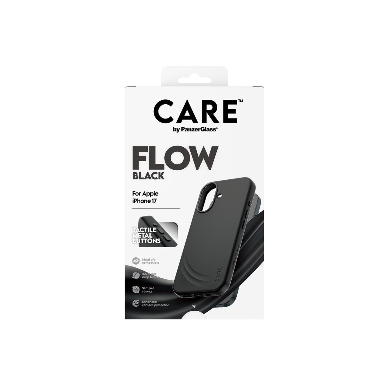 PanzerGlass CARE by Flow Magsafe Case for iPhone 17 - Black