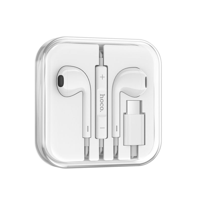 Hoco M101 Crystal USB-C Handsfree - White