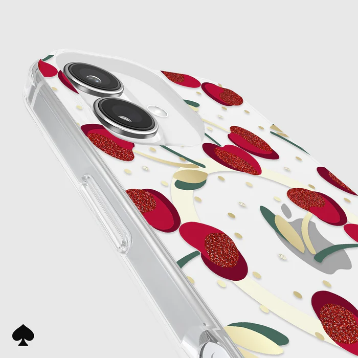 Kate Spade MagSafe Case For iPhone 16 - Cherry Dot