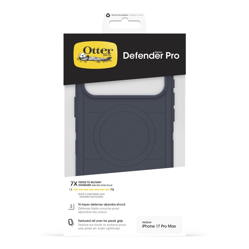 OtterBox Defender Pro Case with Camera Control for iPhone 17 Pro Max- Riverside Blue