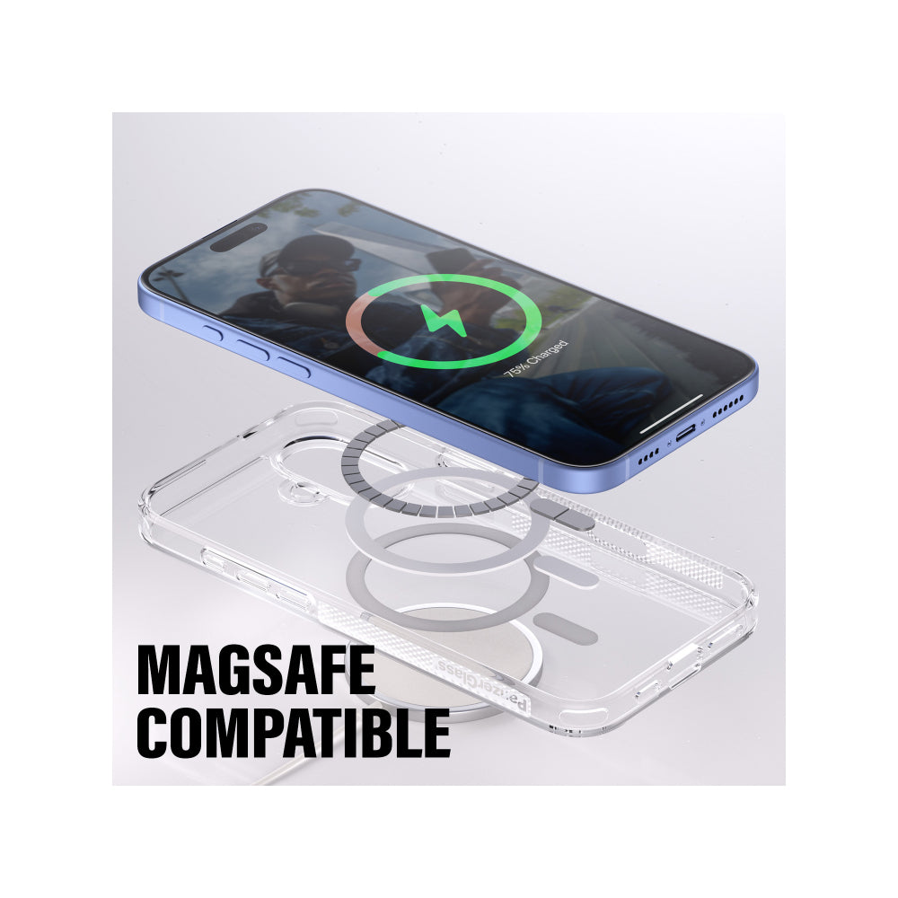 PanzerGlass MagaSafe Hardcase for iPhone 16 Plus - Clear