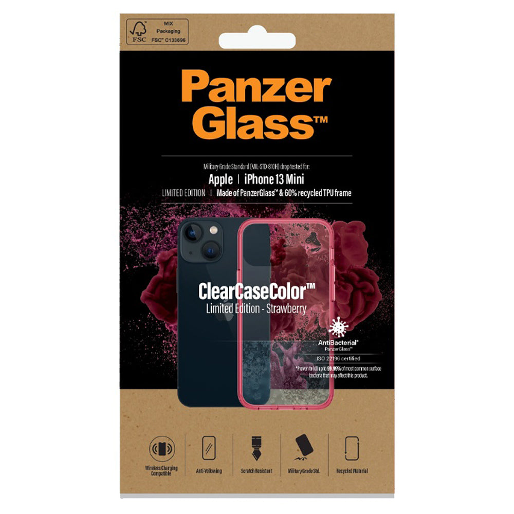 Panzerglass Strawberry Limited Edition Clear Case for Apple Iphone 13 Mini