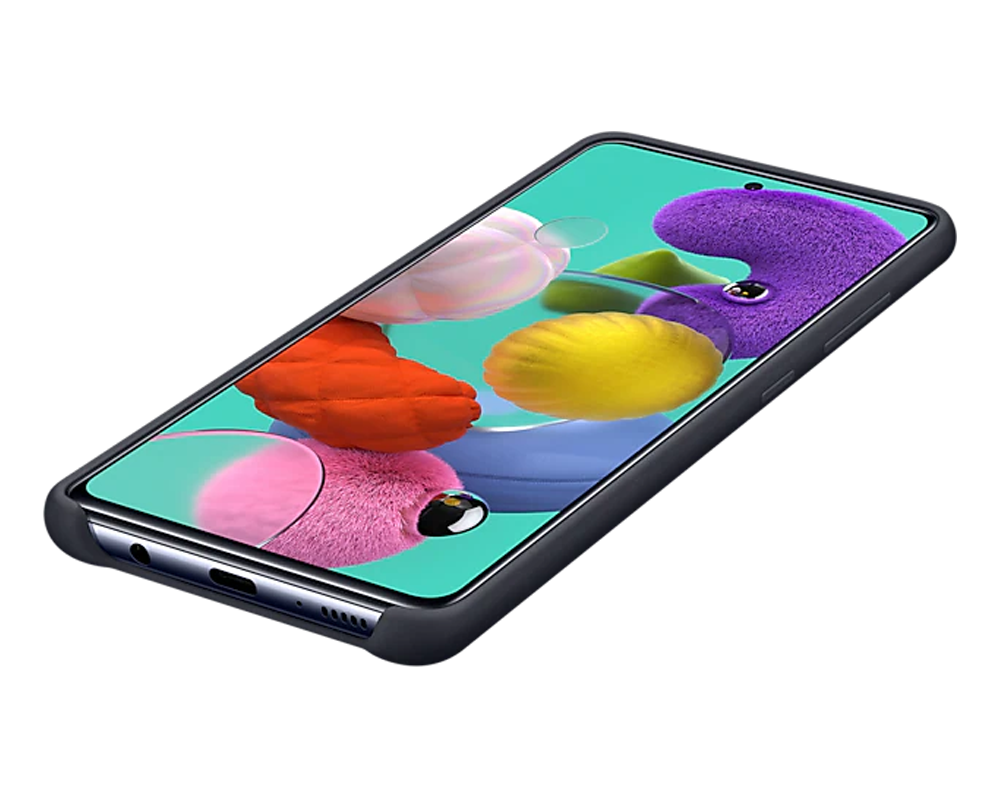 Samsung Galaxy A51 Silicone Cover - Black