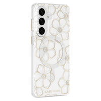 Thumbnail for Case Mate Floral Gems Case with Magnet for Samsung Galaxy S26+ (S26 Plus) - Gold
