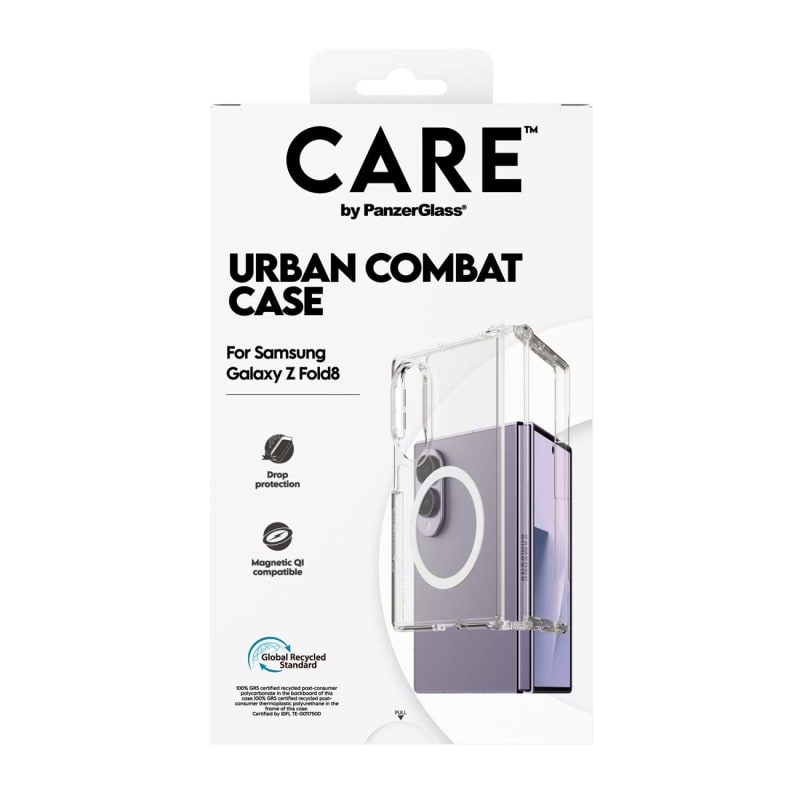 CARE by PanzerGlass Urban Combat Case for Samsung Z Fold8 - Transparent