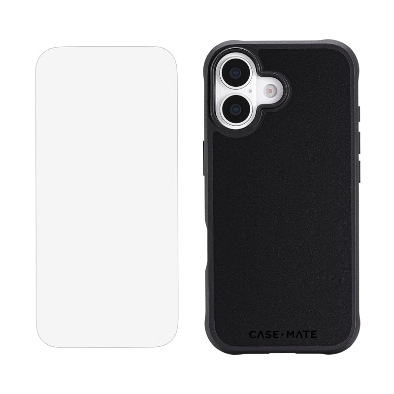 Case-Mate Magsafe Case with Screen Protection for Apple iPhone 17- Black Case