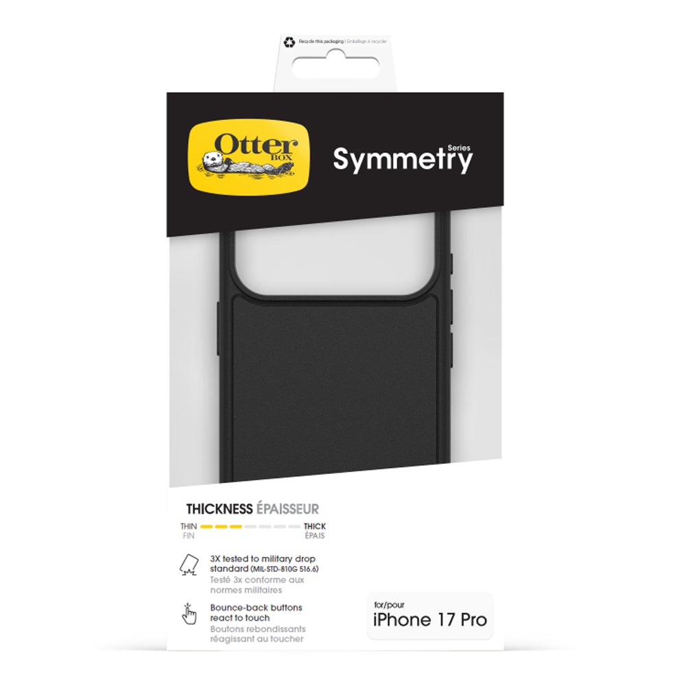 OtterBox Symmetry MagSafe Case with CC for iPhone 17 Pro - Black