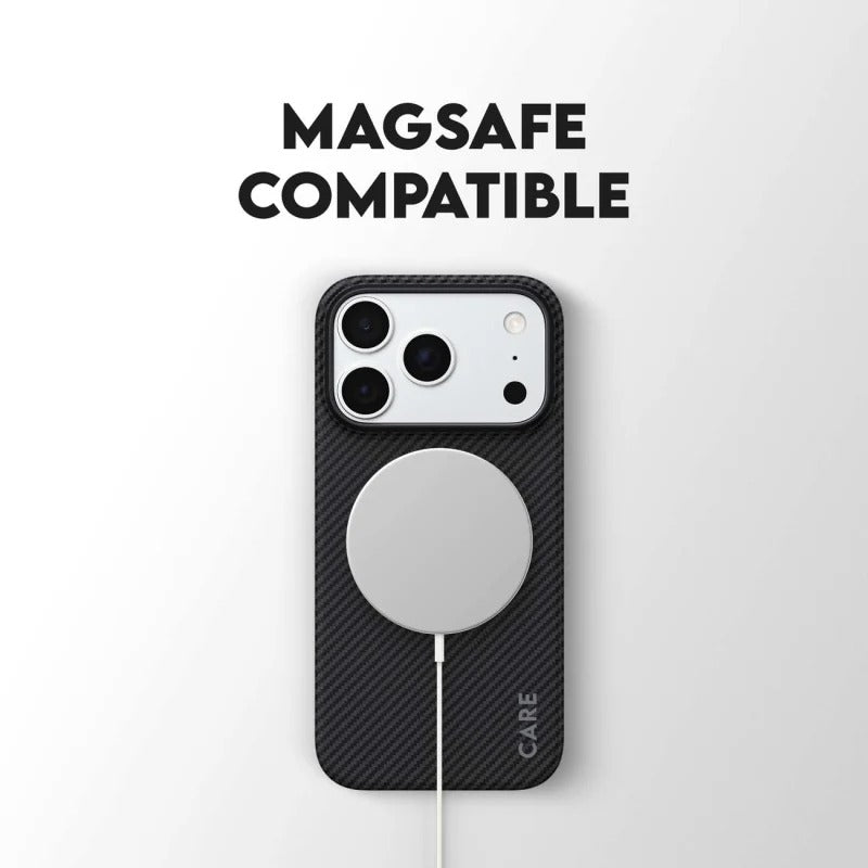 CARE by PanzerGlass Discovery ARAMID Fibre MagSafe Case for iPhone 18 Pro, 17 Pro - Black