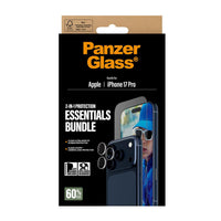 Thumbnail for PanzerGlass 2-in-1 Ulte Wide Fit Screen Protector and Hoops®Camera Lens Protector Bundle for iPhone 17 Pro