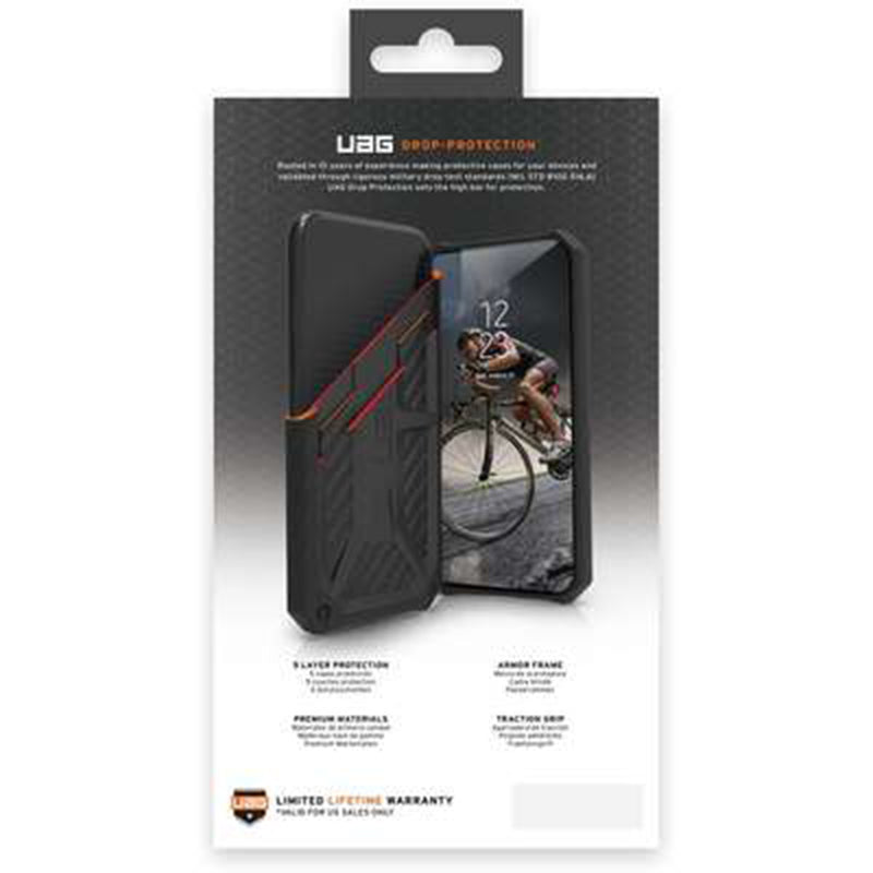 UAG Monarch Case for iPhone 13 -Black Carbon Fiber