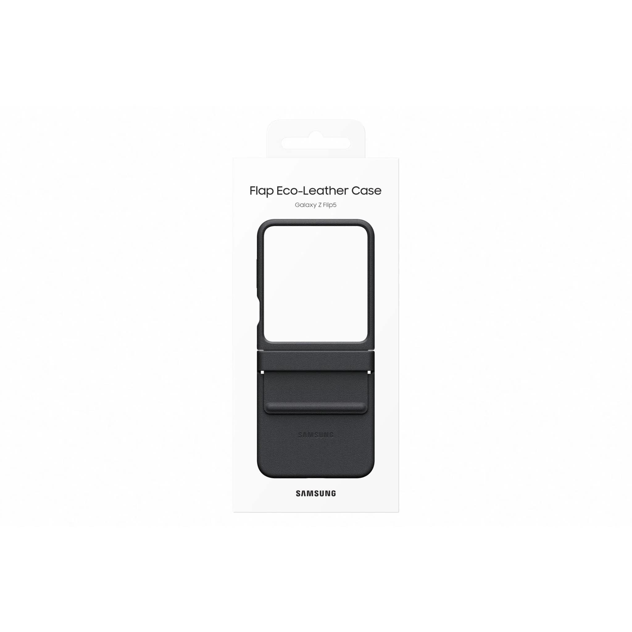 Samsung Flap ECO-Leather Case for Galaxy Z Flip5 - Black