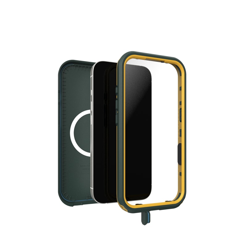 OtterBox Fre MagSafe Case with Camera Control for iPhone 17 - Submerge Green