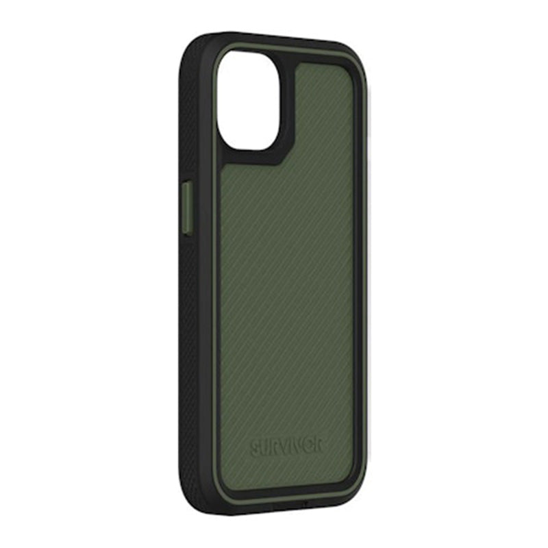 Survivor Earth Case for iPhone 13 - Black/Wild Fern