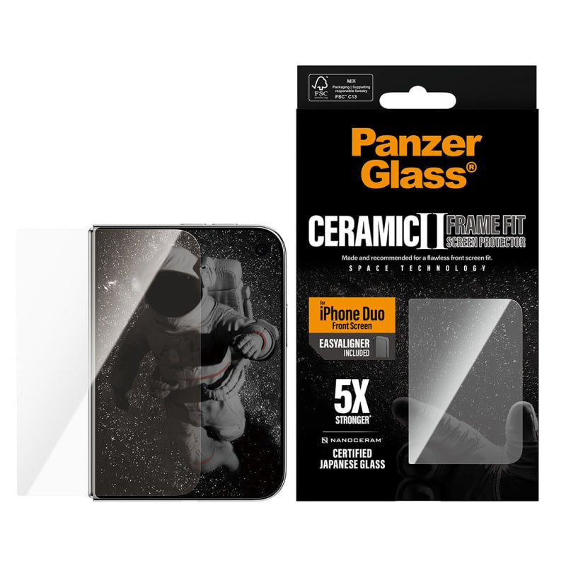 PanzerGlass Ceramic Screen Protector for iPhone Duo - Clear