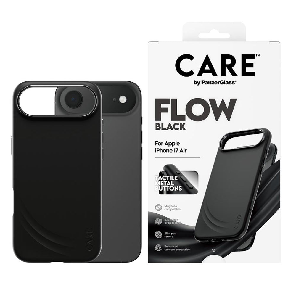 PanzerGlass CARE by Flow MagSafe Case for iPhone Air - Black