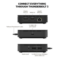 Thumbnail for Belkin Thunderbolt 3 Dock Core with Thunderbolt 3 Cable  for Mac and Windows) Dual 4K @60Hz, 40Gbps Transfer Speeds, 60W Upstream Charging