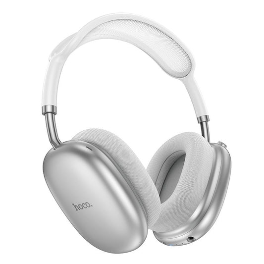 Hoco W55 Plus ANC Bluetooth Headphones - Silver White