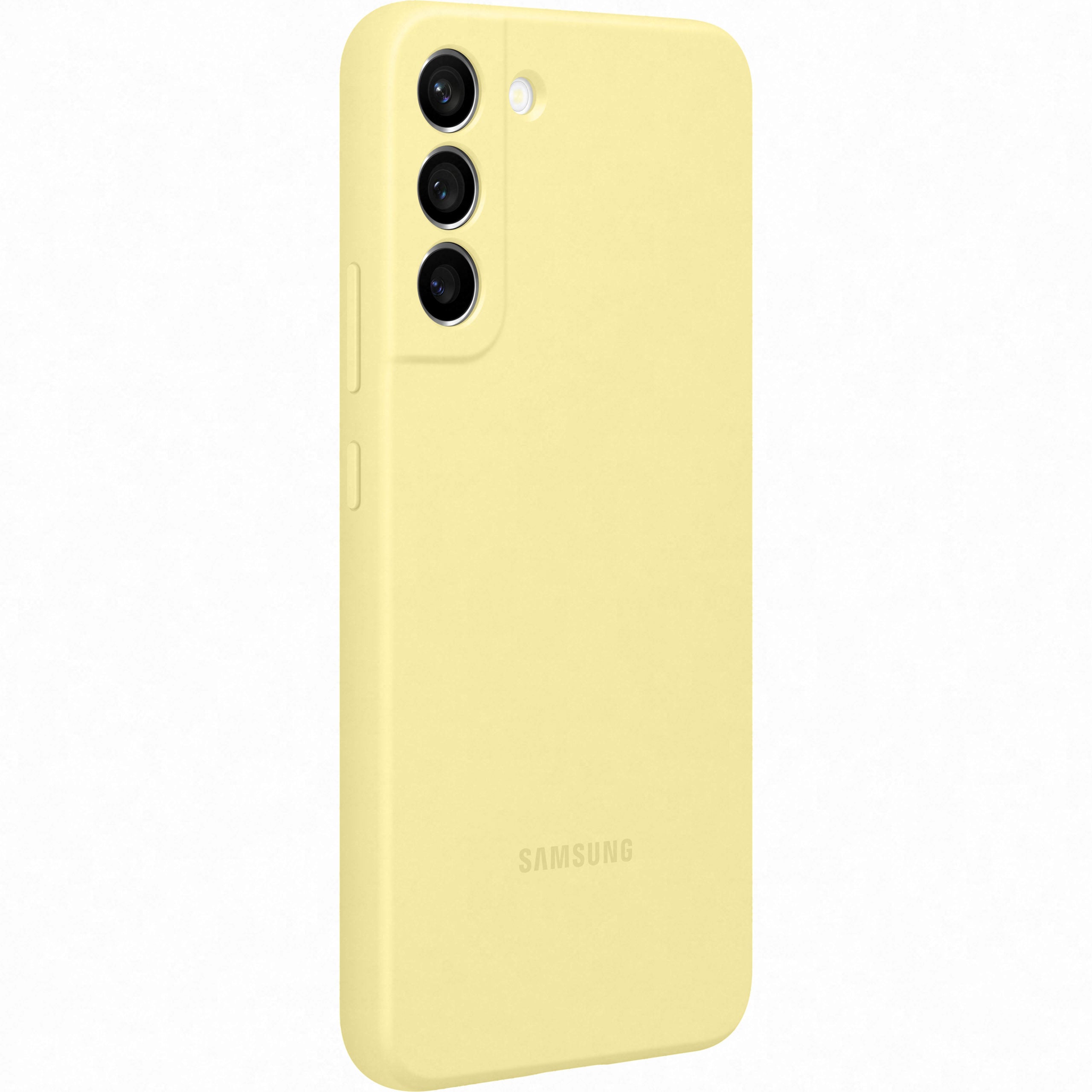 Samsung Silicone Cover for Galaxy S22 Plus - Yellow