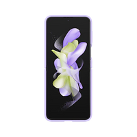 Thumbnail for Samsung Galaxy Z Flip4 Silicone Cover with Ring - Lavender