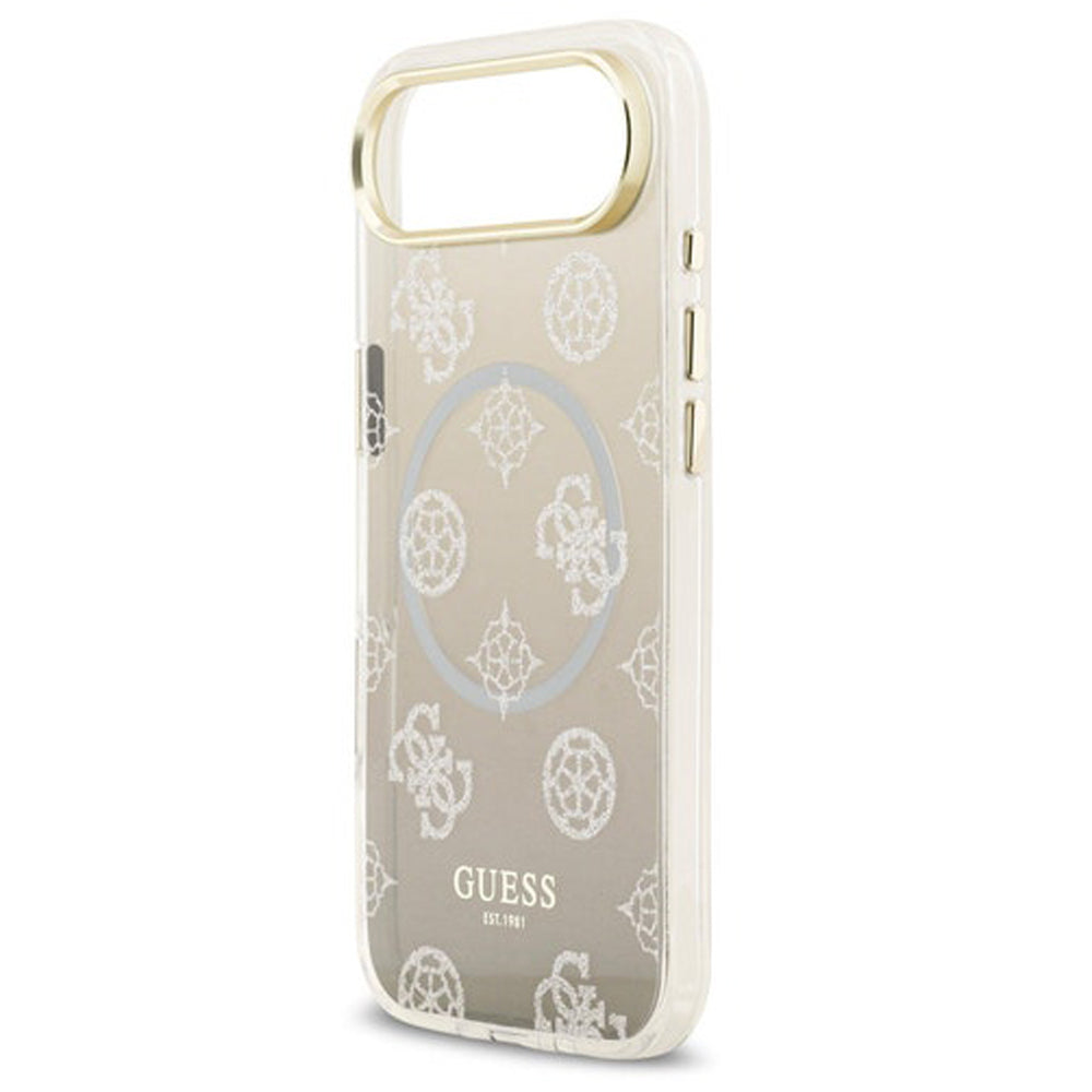 Guess Peony Gradient Glitter Magsafe Case for iPhone Air - Grey