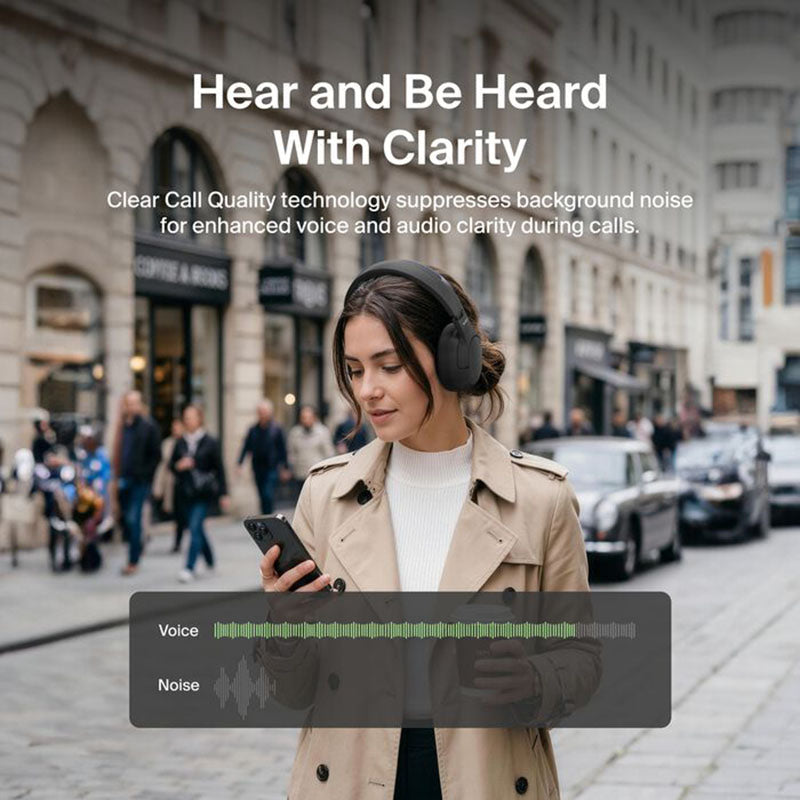 Belkin SoundForm Isolate Wireless Over-Ear Noise Cancelling Headphones - Black