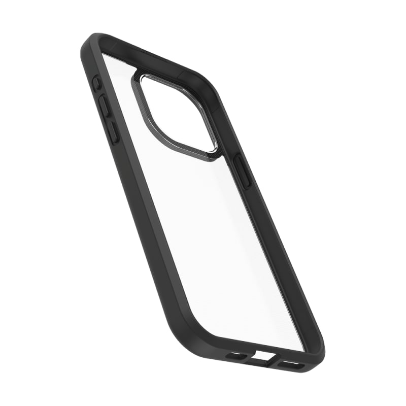 Otterbox React Case for iPhone 15 Pro Max - Clear/ Black Ctrystal