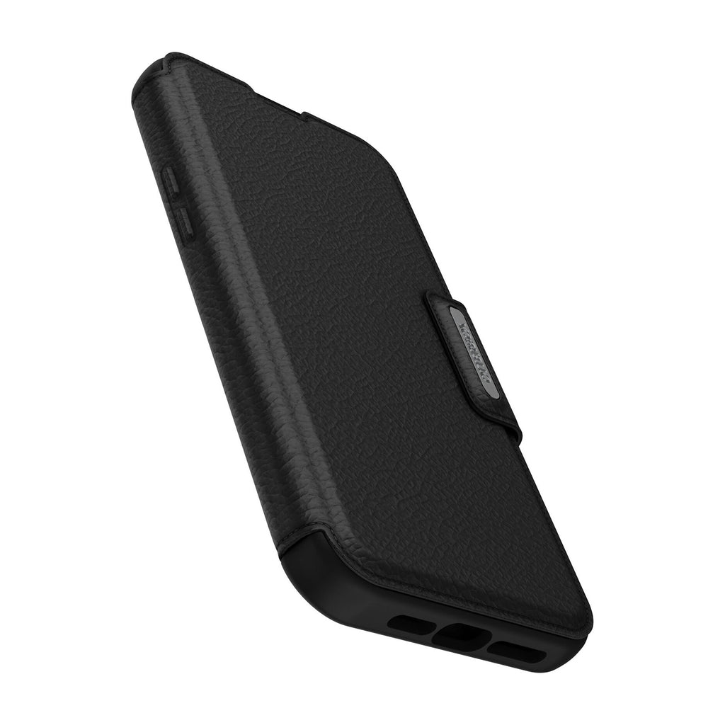 OtterBox Strada MagSafe Case for Apple iPhone 15 Pro Max - 6.7" - Shadow Black