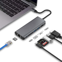 Thumbnail for Astrotek USB-C Dock 6-in-1 Multiport Hub/Docking Station