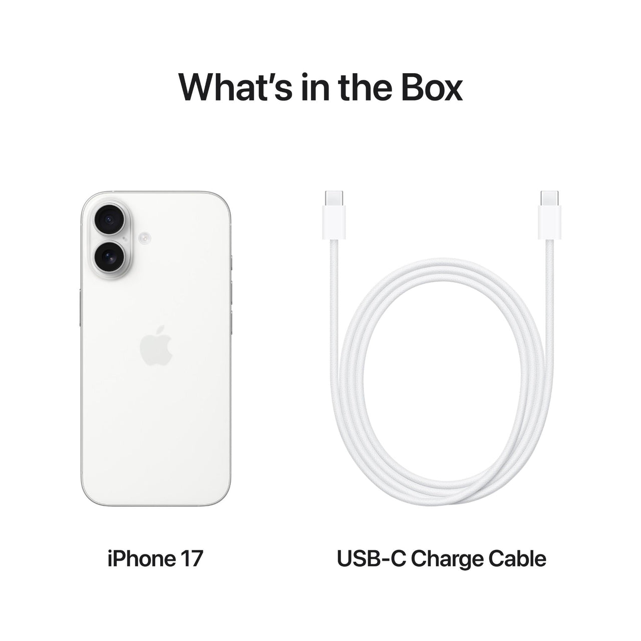 Apple iPhone 17 256GB, 5G Dual Sim 6.3" - White