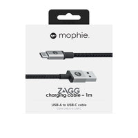 Thumbnail for Mophie USB-A to USB-C Cable 1M - Black