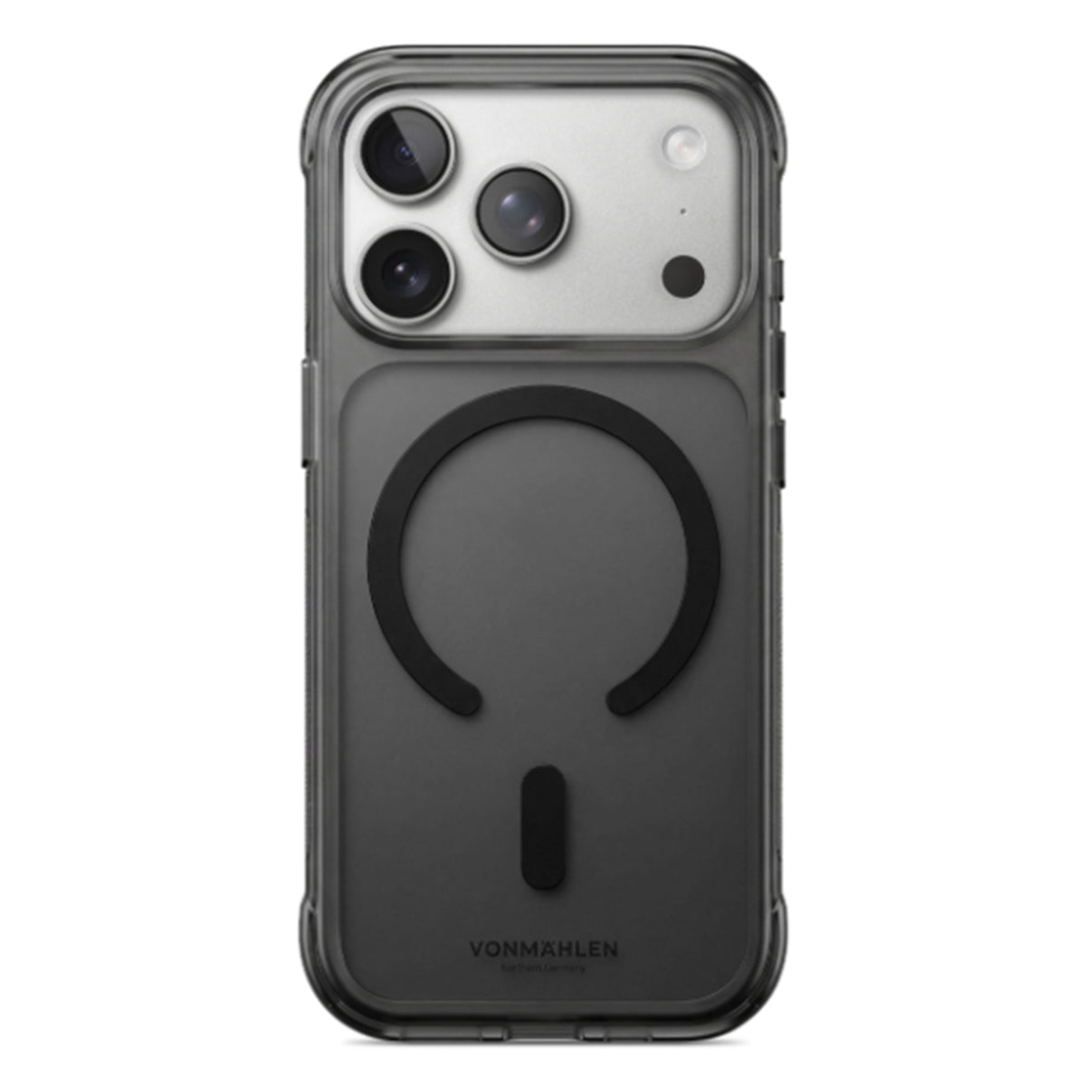 Vonmahlen Transparent Ultra Case for iPhone 18 Pro Max - Black