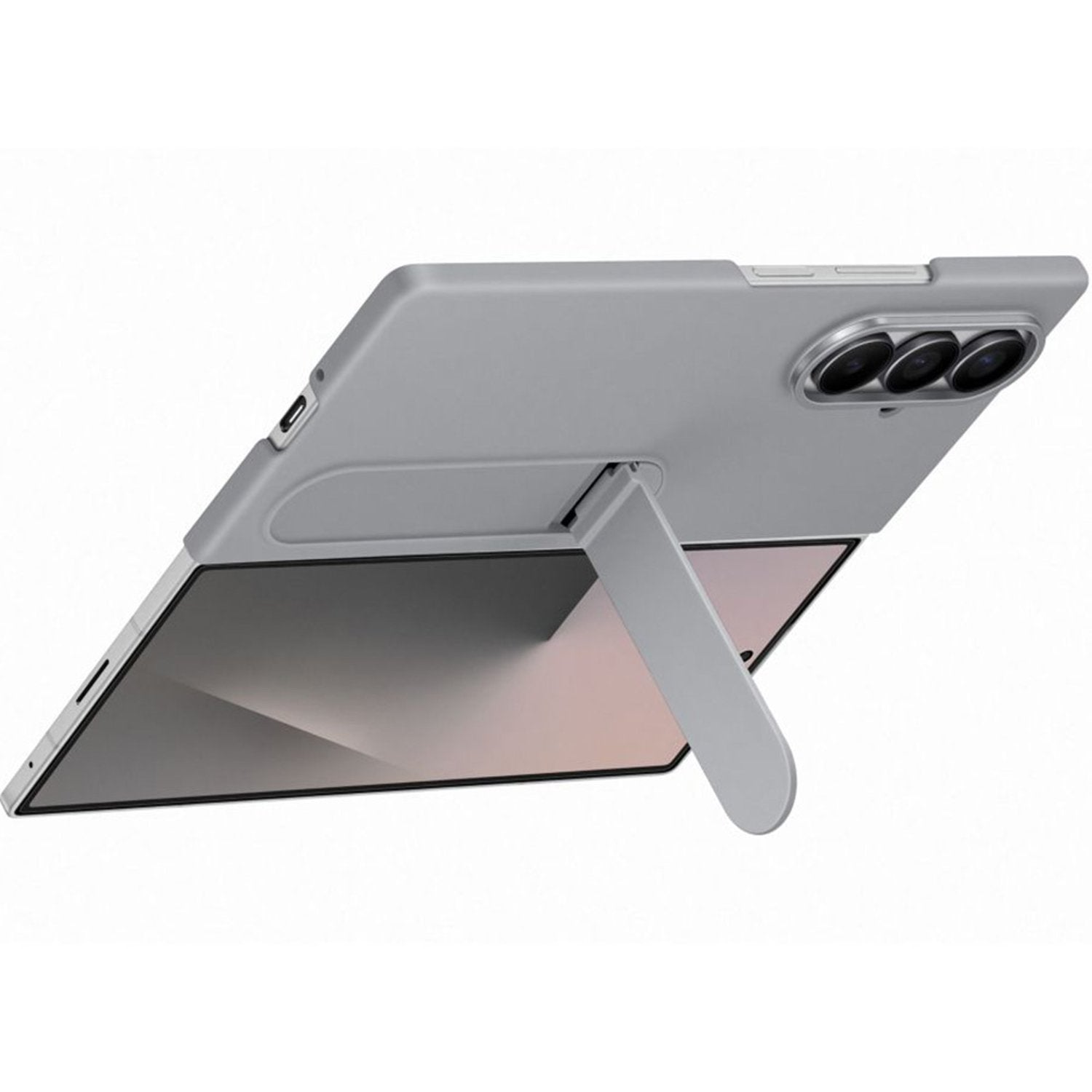 Samsung Silicone Stand Case for Galaxy Z Fold7 - Grey