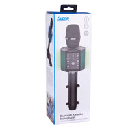 Thumbnail for Laser Wireless Karaoke Microphone with LED Lights - Black