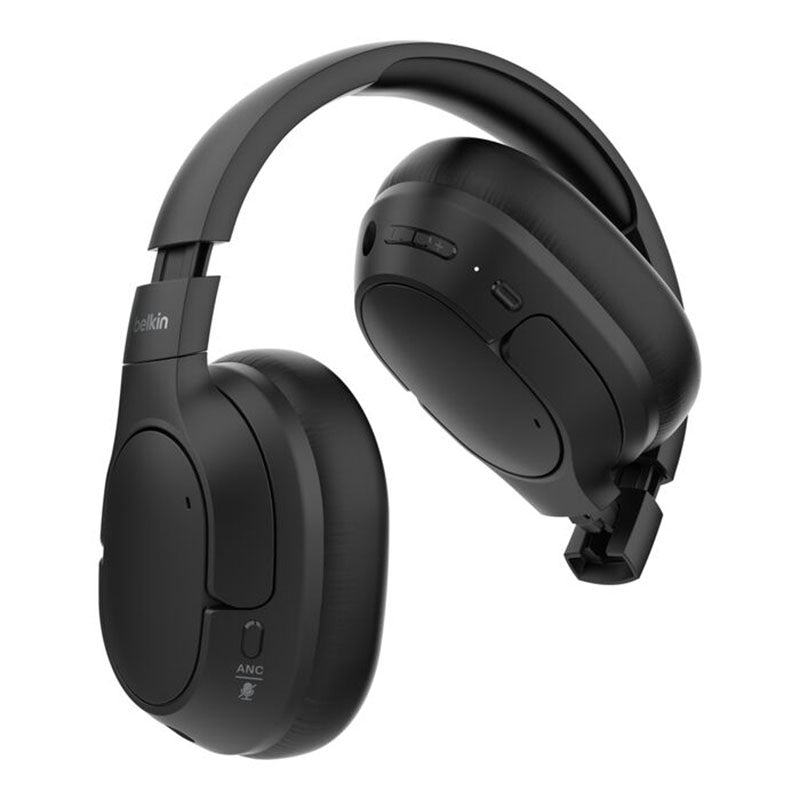 Belkin SoundForm Isolate Wireless Over-Ear Noise Cancelling Headphones - Black