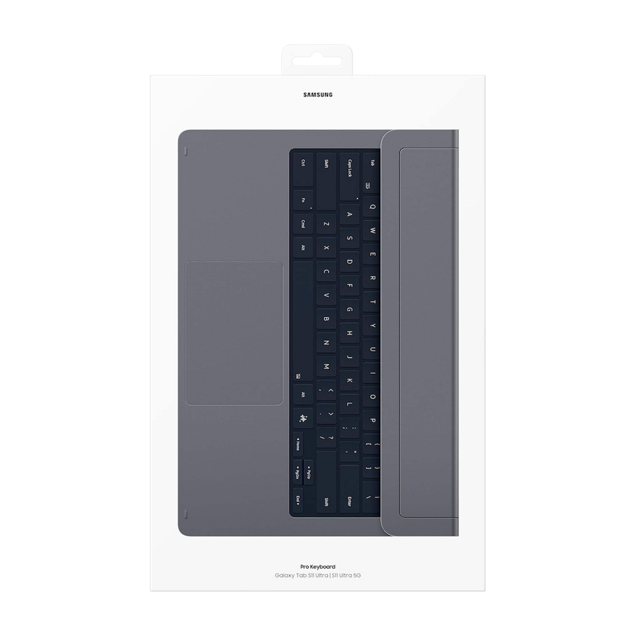 Samsung Galaxy Tab S11 Ultra Keyboard Pro Case/Cover - Grey Black